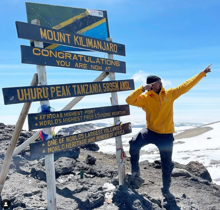 Rajesh Patel enjoying Kilimanjaro climb